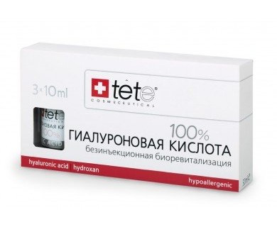 

Сыворотка Гиалуроновая кислота 100% TETe Cosmeceutical, 3x10 ml