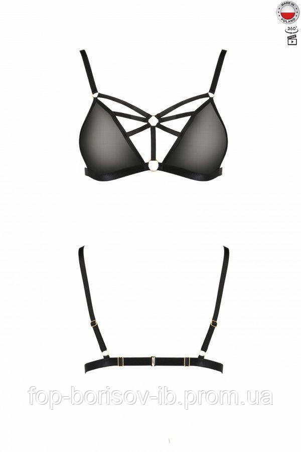 

Бюстгальтер-стрепы MEGGY BRA black S/M - Passion Exclusive