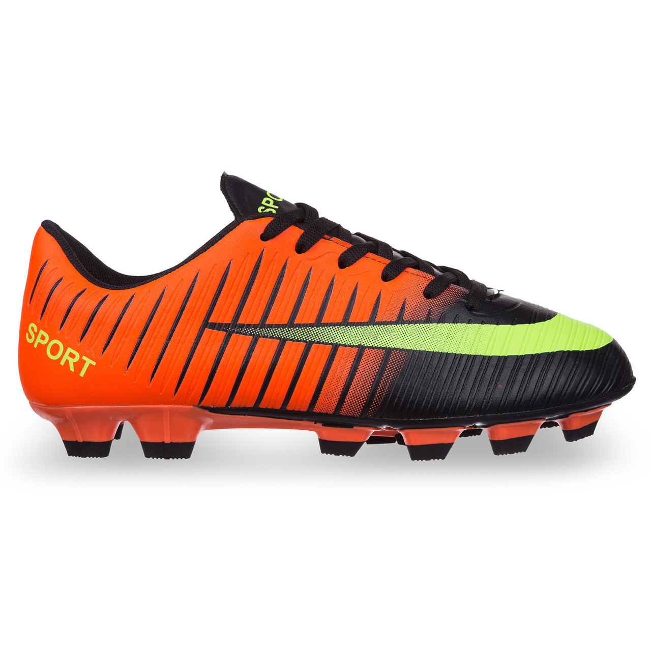 

Бутсы футбольные Pro Action Sport 1801 размер  Orange-Black-Green