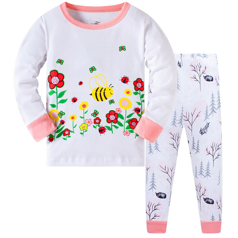 

Піжама для дівчинки Бджілки Baobaby (120