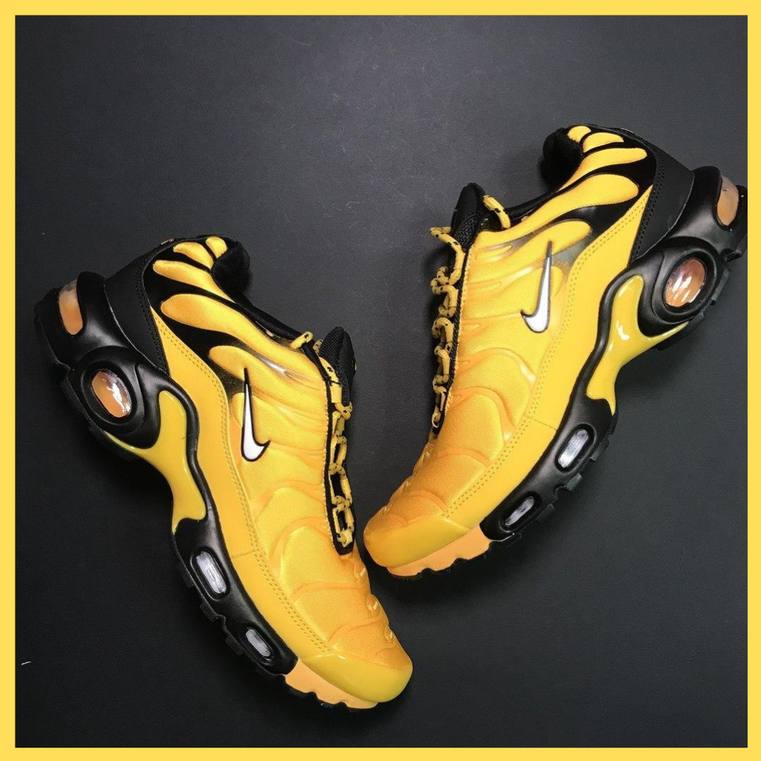 

Мужские кроссовки Nike Air Max TN Yellow Black (Желтый) 42, Желтый;черный