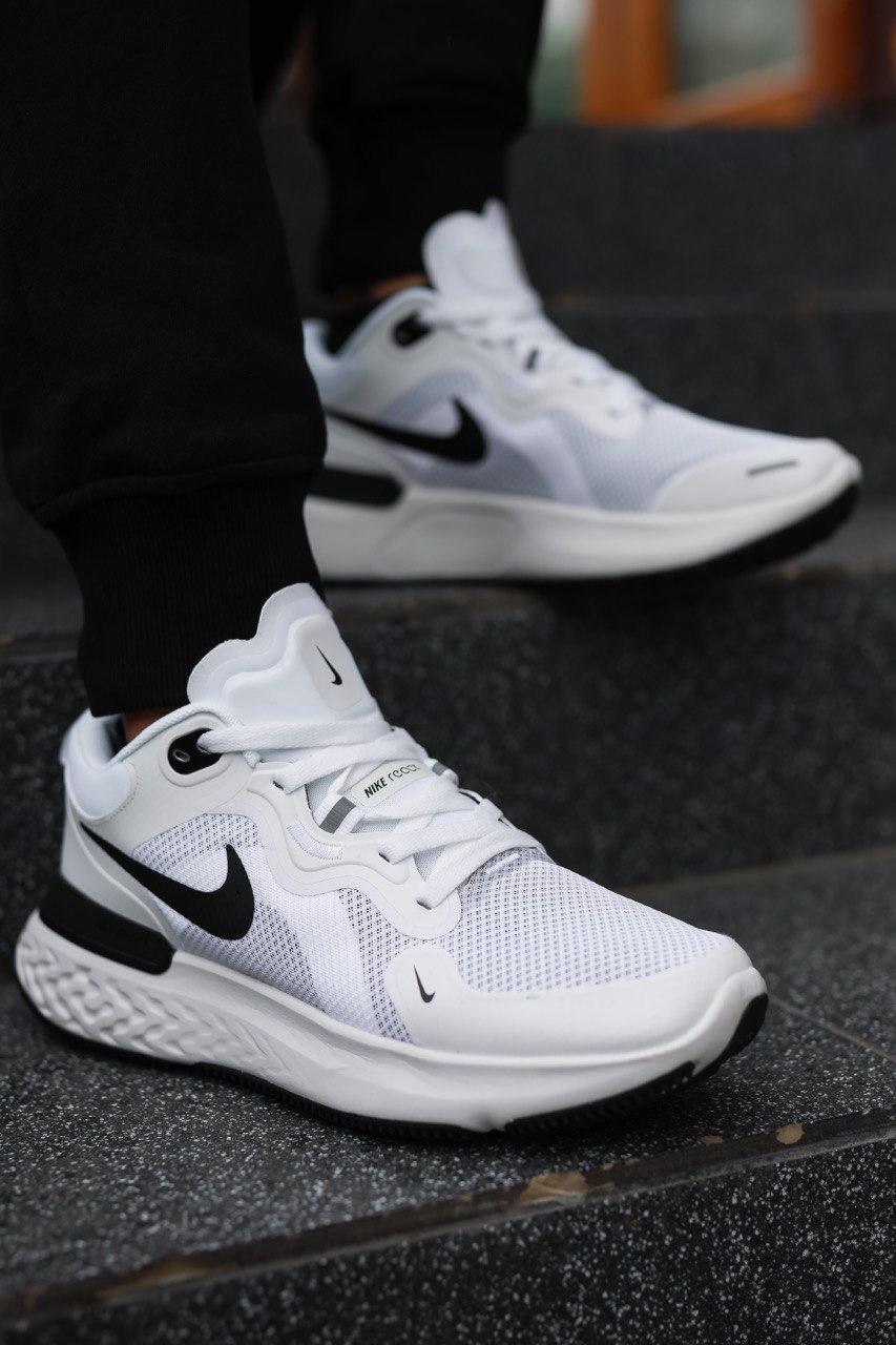 

Мужские кроссовки Nike React Infinity Run Flyknit White / Найк Реакт Инфинити Белые 45