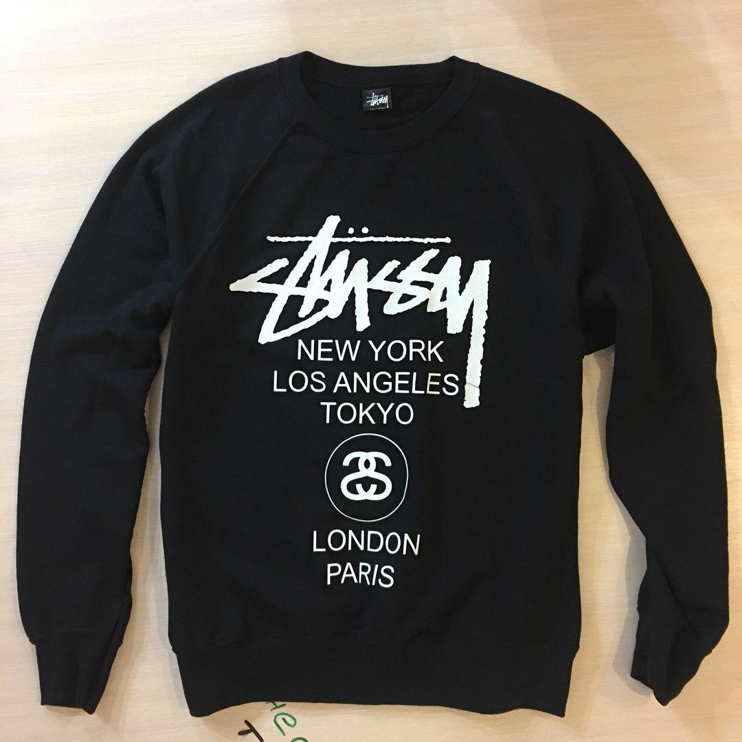 

Stussy топовый свитшот • Бирки • Живые фотки • Кофта черная, Разные цвета