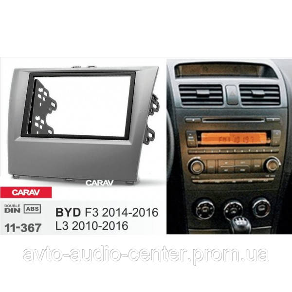 

Переходная рамка Sigma CARAV 11-367 2-DIN для BYD F3 2014-2016; L3 2010-2016