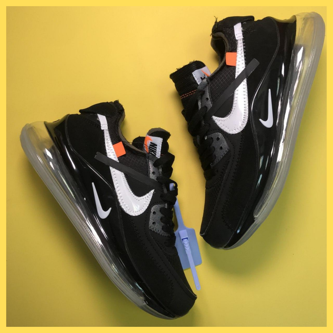 

Мужские кроссовки Nike Air Max 720 Off-White Black (Черный) 43