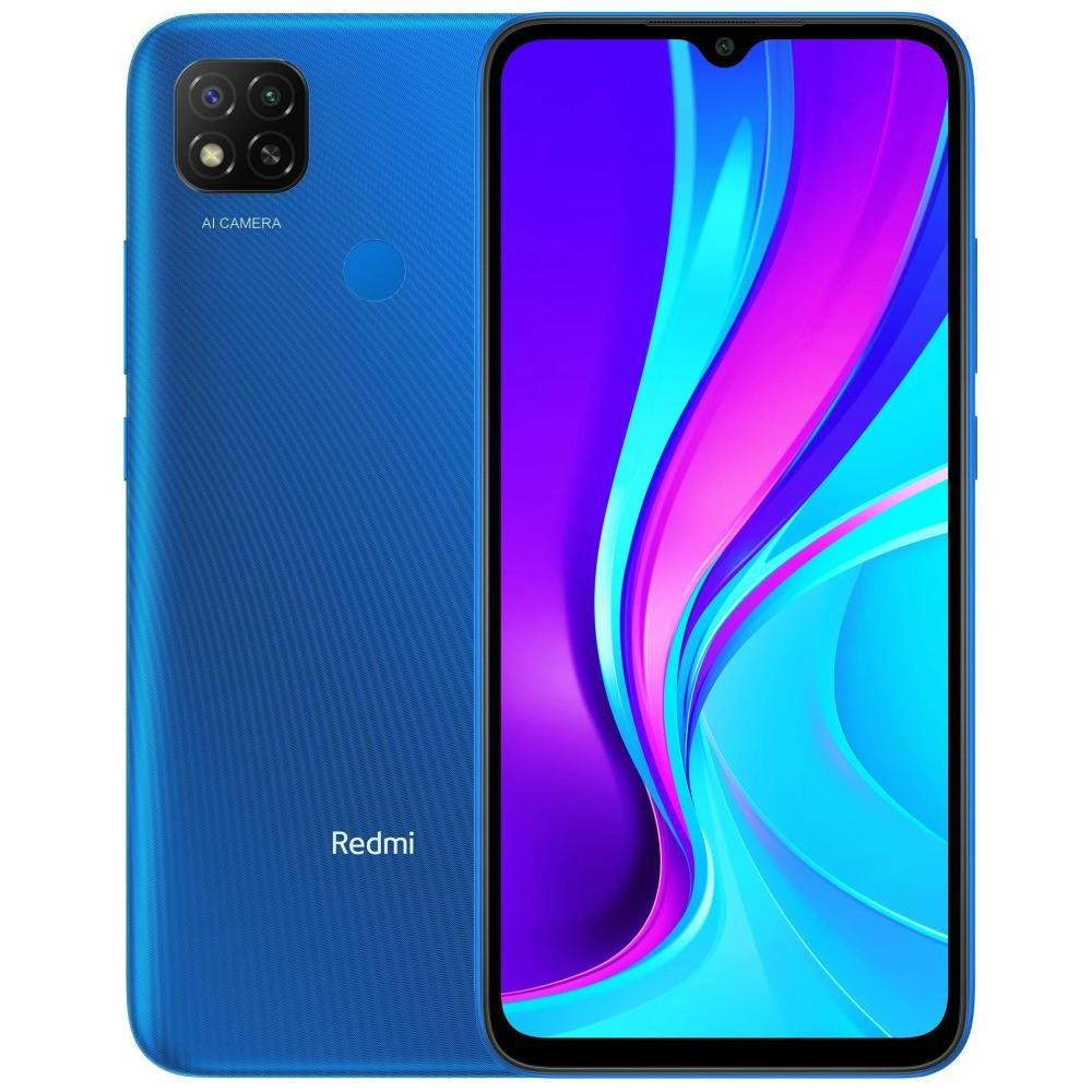 

Смартфон с большим дисплеем и функцией нфс на 2 сим карты Xiaomi Redmi 9C 3/64Gb Blue ЕВРОПА UA UCRF, Синий