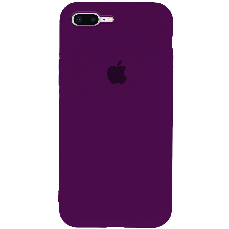 

Чехол Silicone Case Slim Full Protective для Apple iPhone 7 plus / 8 plus (5.5"), Фиолетовый / grape