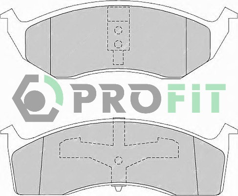 

Колодки тормозные дисковые PR 5000-1098 PROFIT