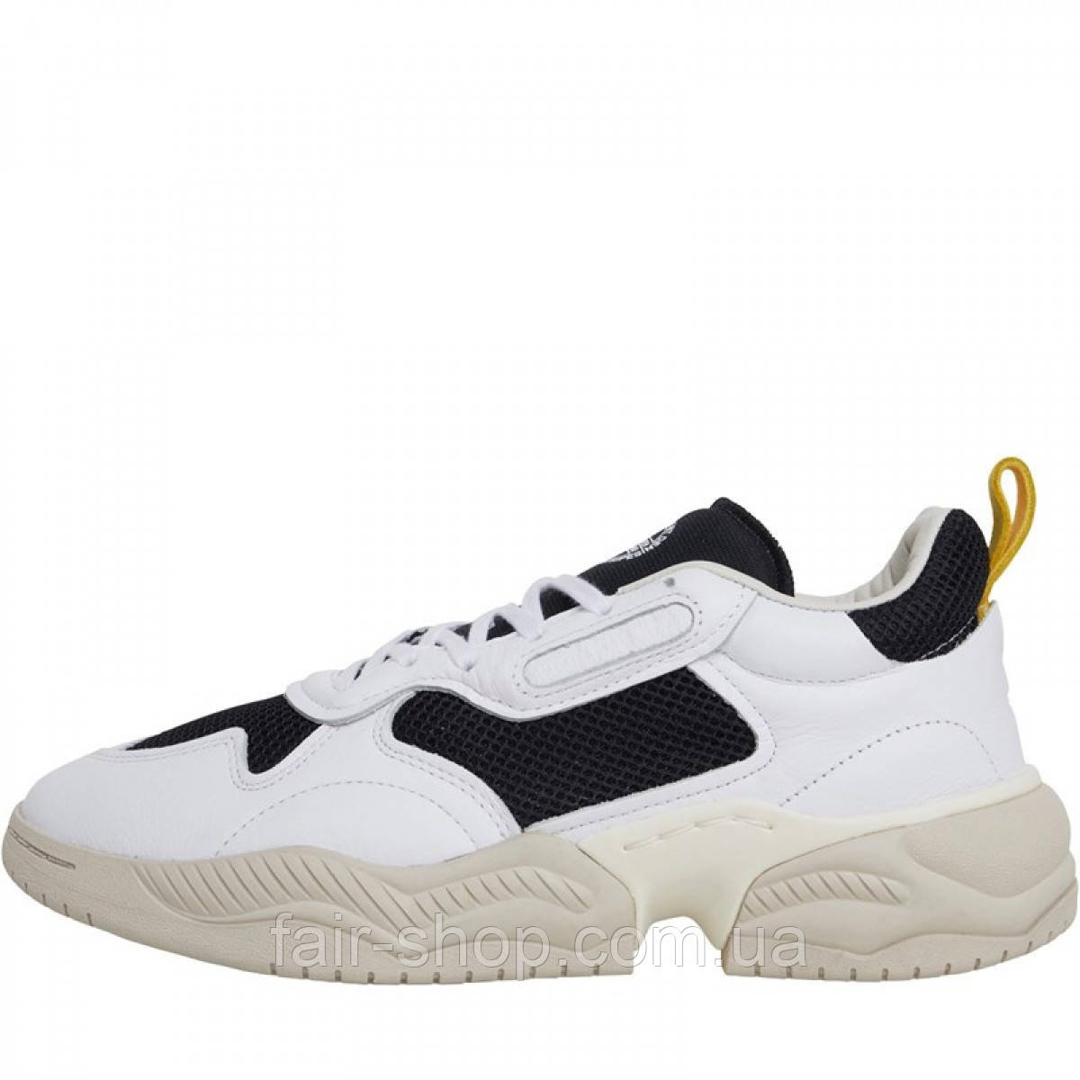 

Кроссовки adidas Originals Supercourt Rx White/Core Black/Spring Yellow White - Оригинал