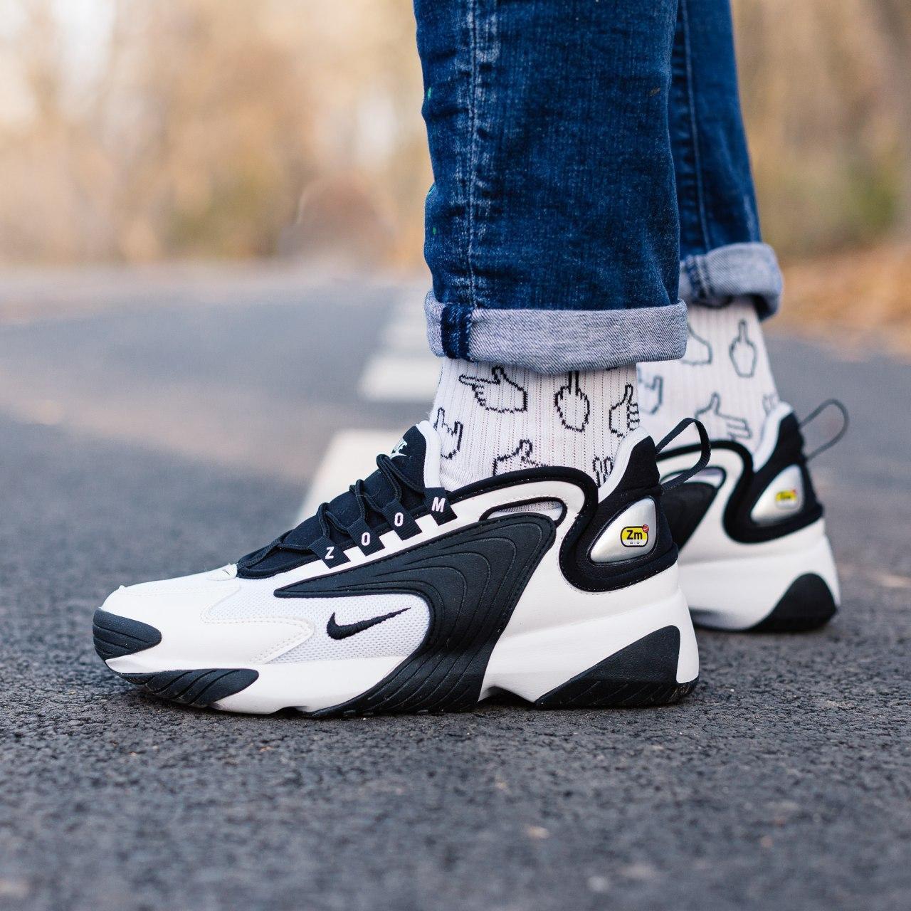 

Мужские кроссовки Nike Zoom 2K White Black / Найк Зум 2K Белые Черные 42, Белый