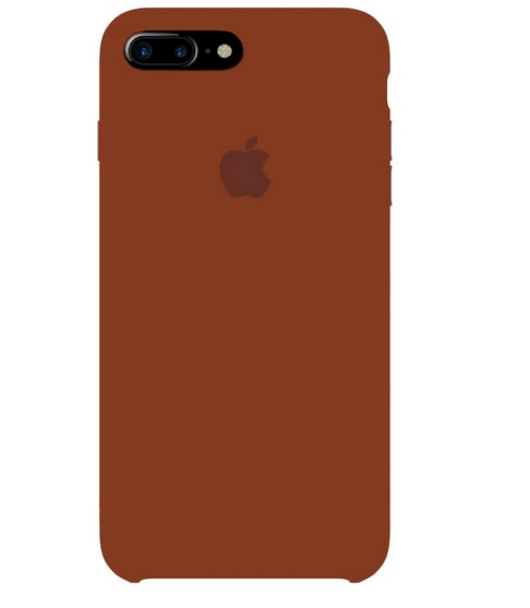 

Чехол бампер накладка Silicone Case (copy) для телефона айфон iPhone 8 Plus/7 Plus Milk Chocolate шоколадный, Коричневый