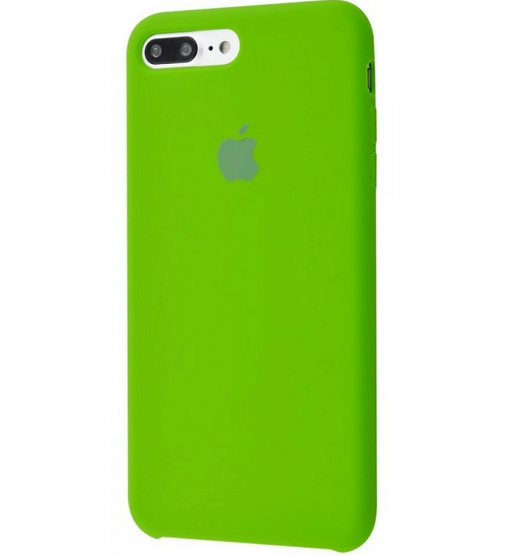 

Чехол бампер накладка Silicone Case (copy) для телефона айфон iPhone 8 Plus/7 Plus Green Neon зеленый, Зелёный