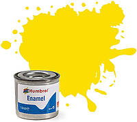 Краска для пластиковых моделей лимонная матовая эмаль, 14 мл. HUMBROL 099