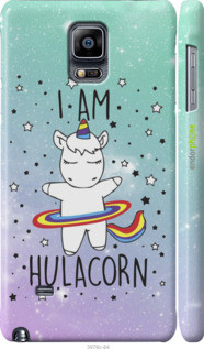 

Чехол на Samsung Galaxy Note 4 N910H I'm hulacorn "3976c-64-42331", Голубой