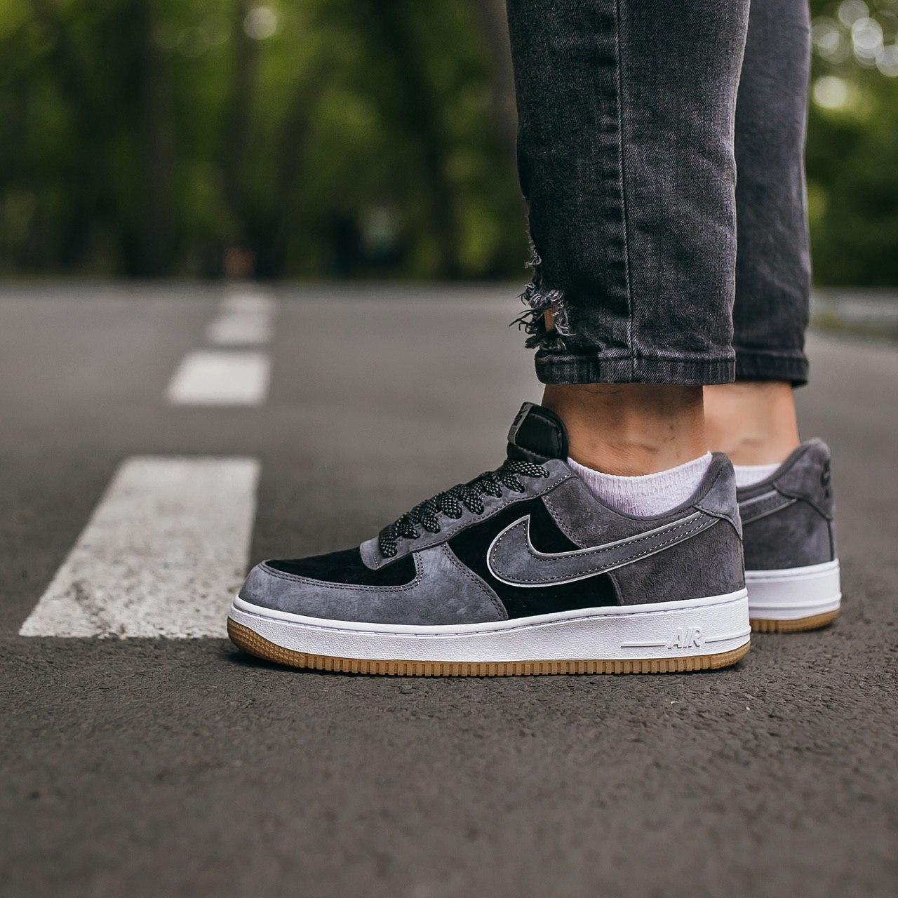 

Кроссовки мужские Nike Air Force 1 Low, серые, Серый