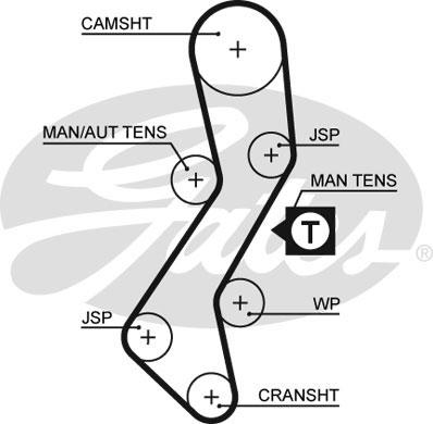 

Ремень зубчатый GT 5451XS GATES