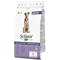 Schesir (Шезир) Dog Medium Mature - Сухий монопротеиновый корм з куркою для літніх або малоактивних собак середніх порід, фото 1