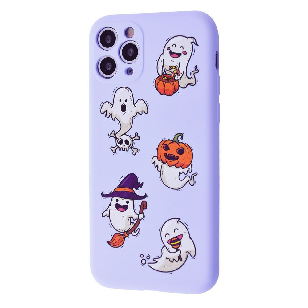 

TPU чехол WAVE Fancy для Apple iPhone 11 Pro (5.8"), Ghosts / light purple