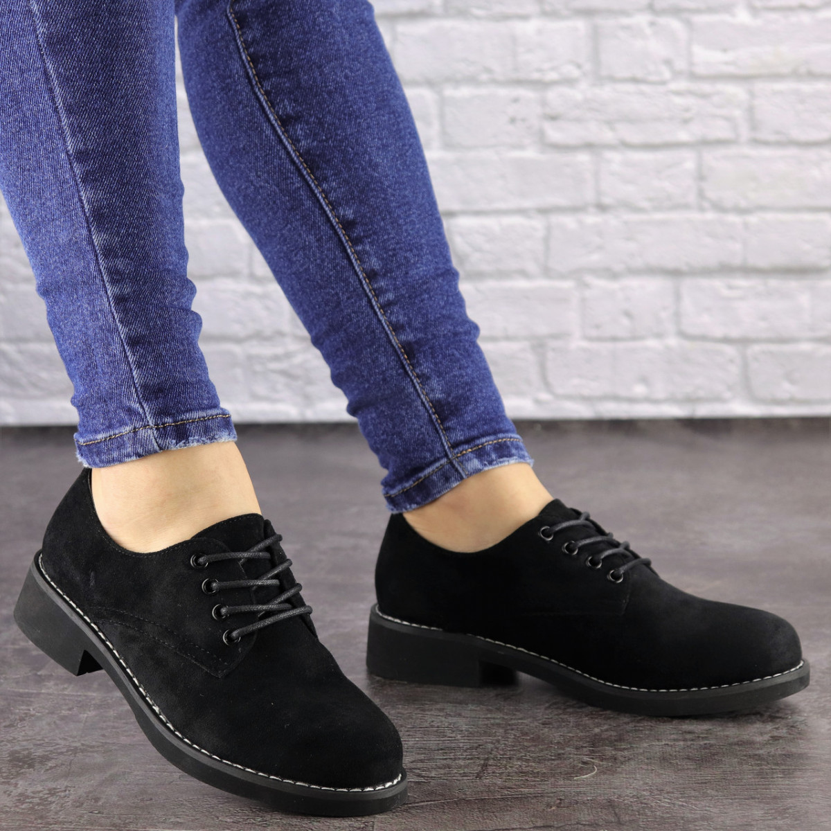 

Женские туфли Fashion Oreo 1465 38 размер 24 см Черный