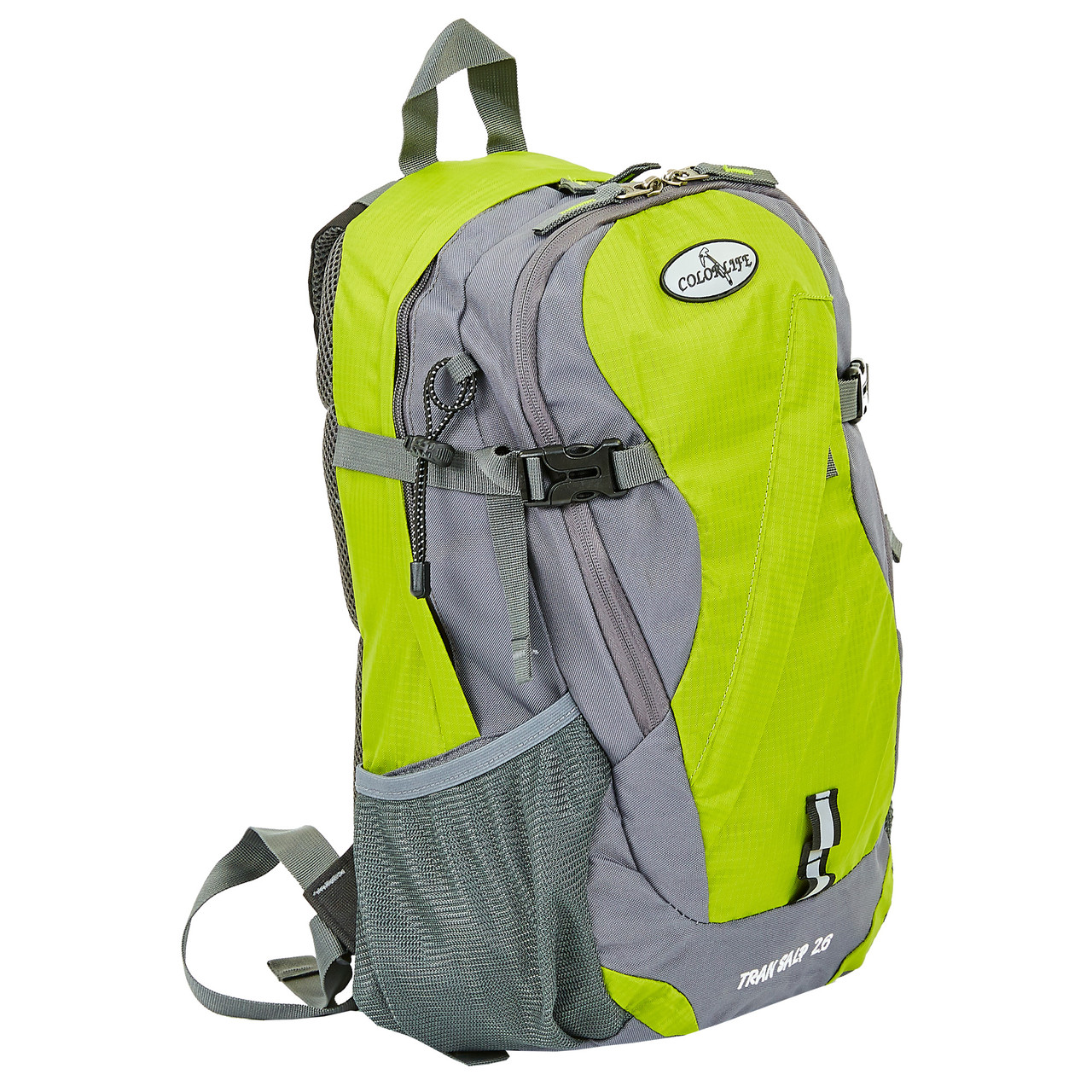 

Рюкзак спортивный с жесткой спинкой COLOR LIFE V-26л (нейлон, р-р 42х26х12,5см, цвета в ассортименте), Салатовый