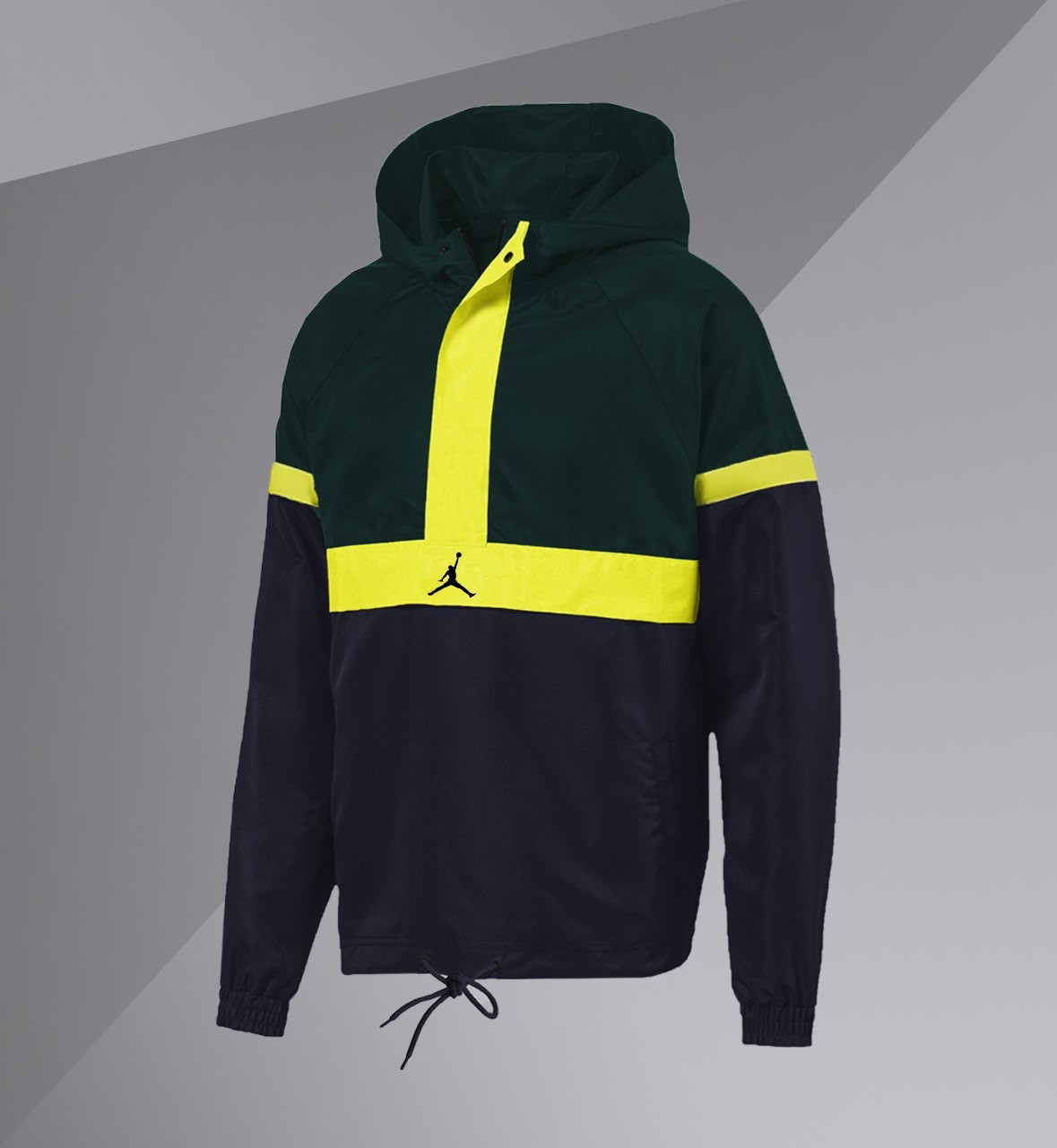 

Анорак Jordan Colorblock Green/Yellow/Blue XL