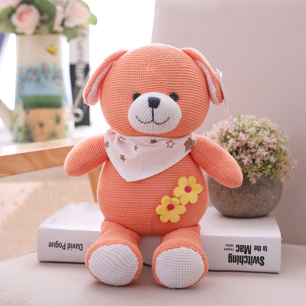 

Мягкая игрушка Вязаная собачка, 25см Berni Kids