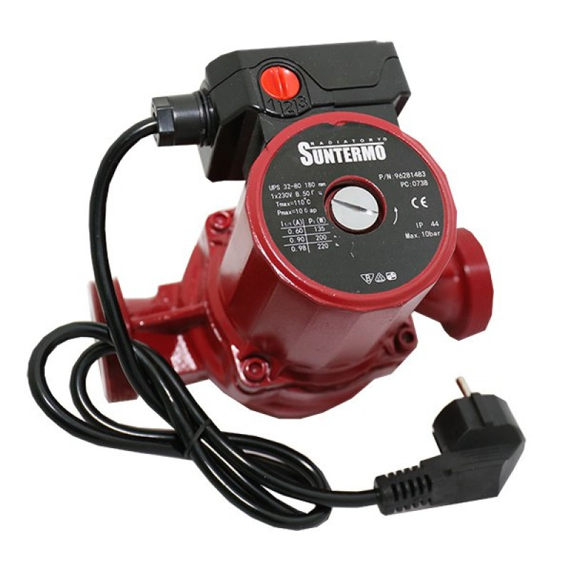 

Насос циркуляционный SUNTERMO 32/8 180+гайки и кабель