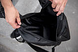 Мужской городской черный рюкзак из экокожи RGB-23 молодежный для ноутбука, фото 10