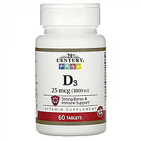 Vitamin D3 1000 IU 21st Century, 60 таблеток