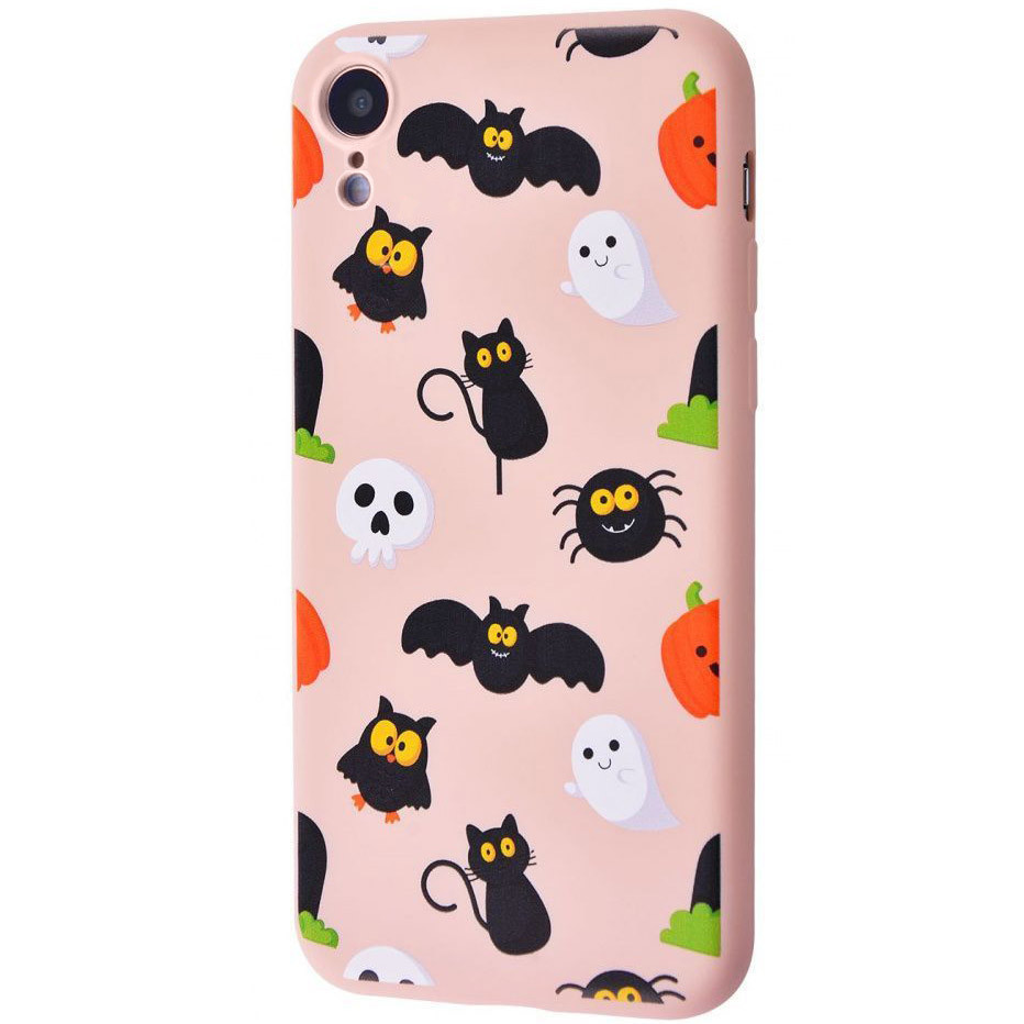 

TPU чехол WAVE Fancy для Apple iPhone XR (6.1"), Black cats / pink sand