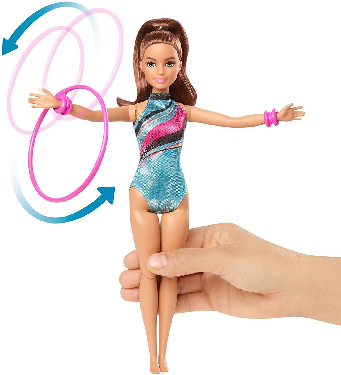 Игровой Набор Кукла Барби Тереза Barbie Художественная Гимнастика Teresa  Spin 'n Twirl Gymnast Doll GHK24 — Купить Недорого на Bigl.ua (1276198433)