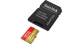 Карта пам'яті SanDisk 128GB Micro-SDXC class 10 V30 UHS-I SD адаптер