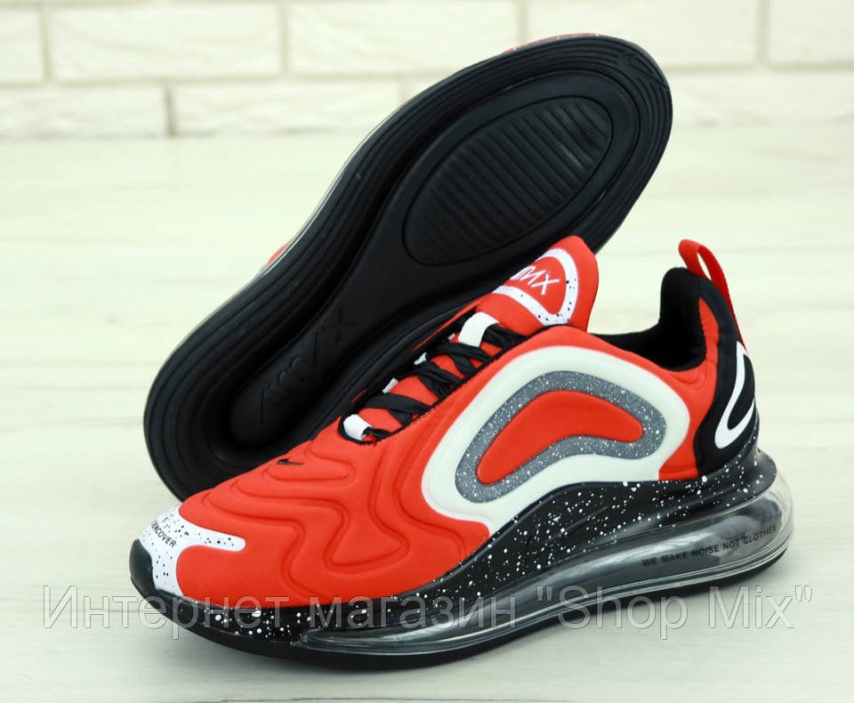 

Кроссовки мужские Nike Air Max 720 в стиле Найк Аир Макс, текстиль, код KD-11834. Красные 45, Красный