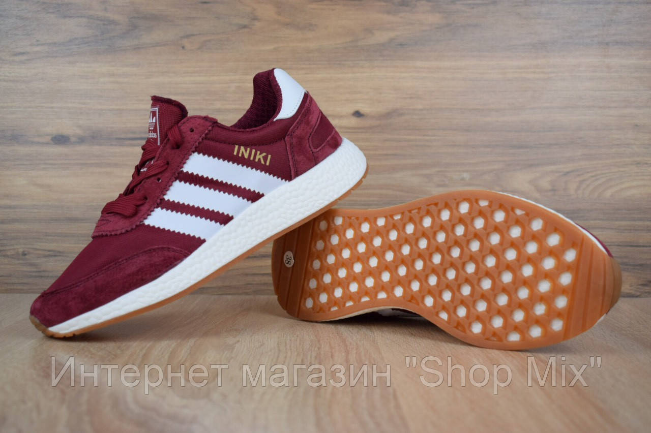 

Кроссовки женские Adidas INIKI в стиле Адидас Иники текстиль, код OD-2793. Бордовые 41, бордовый
