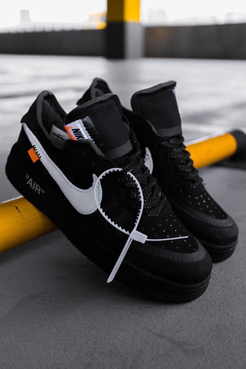 Кросівки чоловічі Nike Air Force 1 Off-White Black