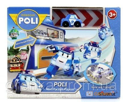 

Игровой набор Robocar Poli 'Гараж с мини трансформером Поли' (83362)