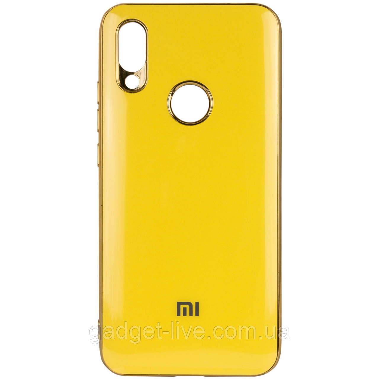 

TPU чехол GLOSSY LOGO для Xiaomi Redmi 7, Желтый