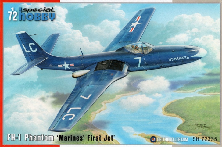 

Пластикова модель 1/72 Special hobby 72335 Американський винищувач FH-1 Phantom 'MARINES First Jet'