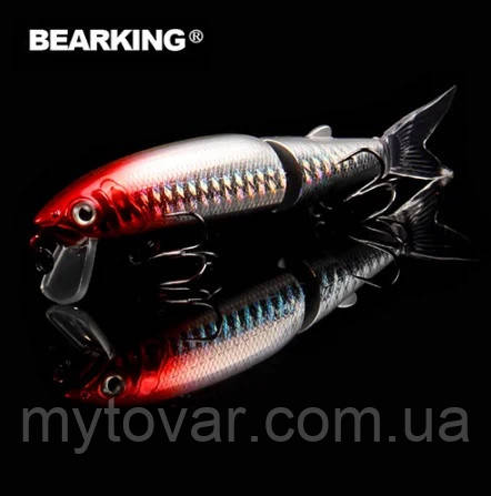 

Воблер Jackall Magallon 113mm цвет A Red Head(копия bearking )