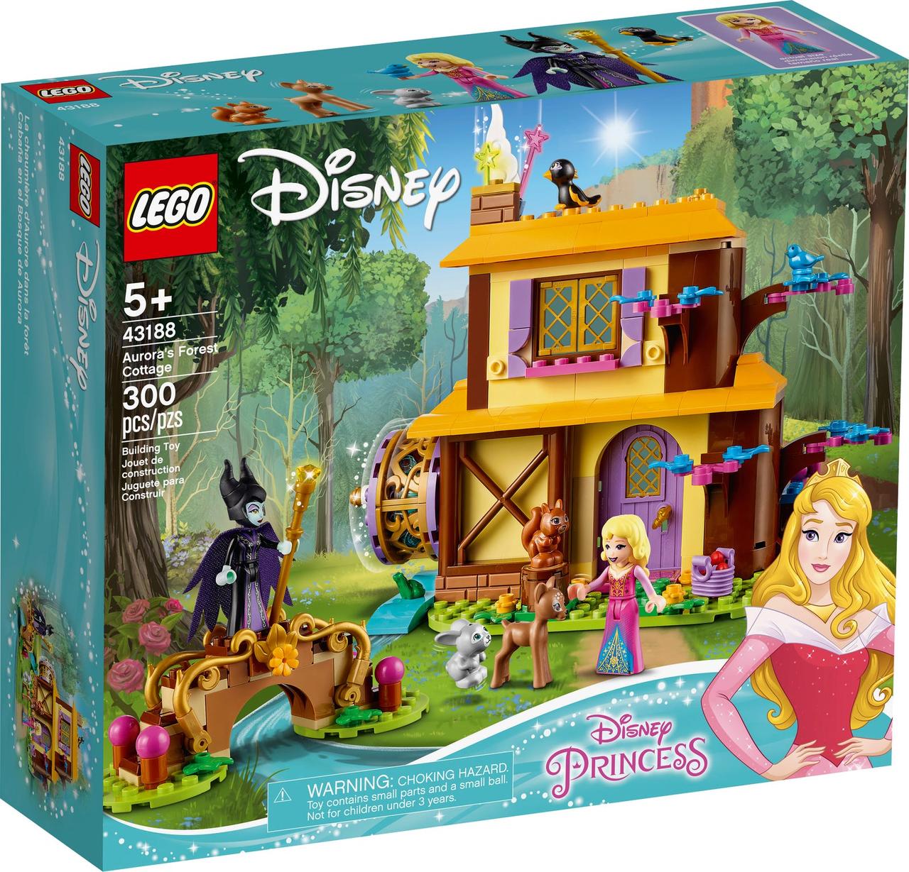 

Блочный конструктор LEGO Disney Princess Лесной домик Спящей Красавицы (43188), Разные цвета