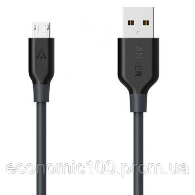 

Дата кабель USB 2.0 AM to Micro 5P 1.8m V3 Powerline Space Gray Anker (A8133H11/A8133G11)