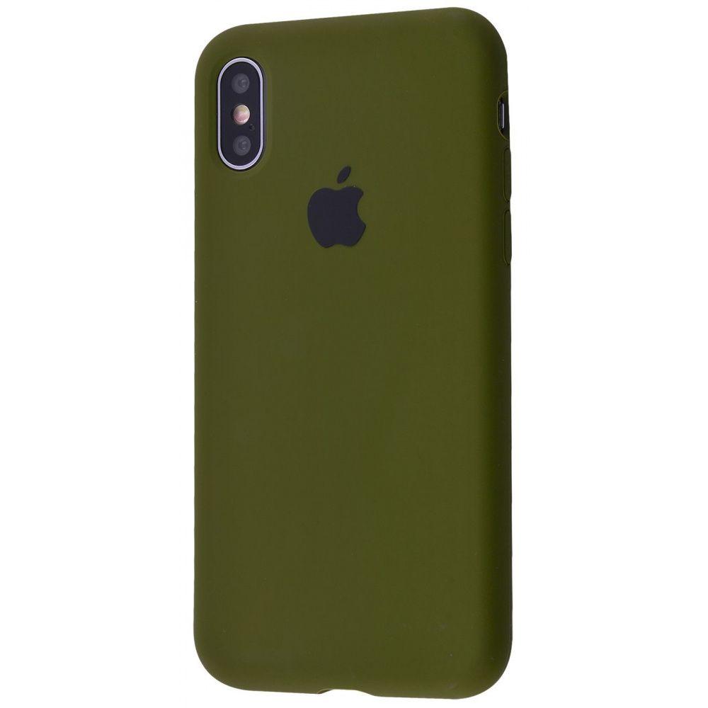 

Silicone Case Full Cover iPhone X/Xs army_green