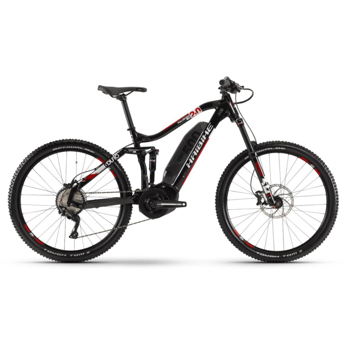 

Электровелосипед Haibike SDURO FullSeven LT 2.0 500Wh 10 s. Deore 27.5", рама М, черно-бело-красный, 2020