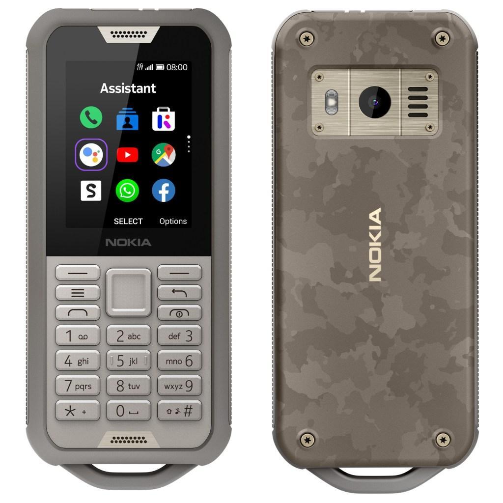 

Защищенный противоударный кнопочный телефон Nokia 800 Tough Desert Sand, Хаки