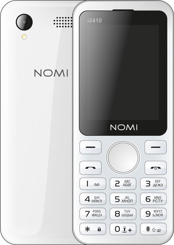 

Кнопочный мобильный телефон Nomi i2410 Dual Sim Grey бюджетный телефон недорого дешево