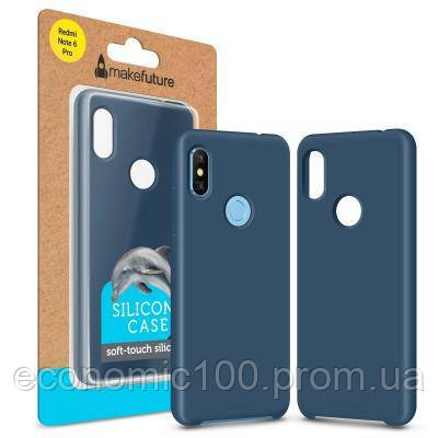 

Чехол для моб. телефона MakeFuture Silicone Case Xiaomi Redmi Note 6 Pro Blue (MCS-XRN6PBL, Синий