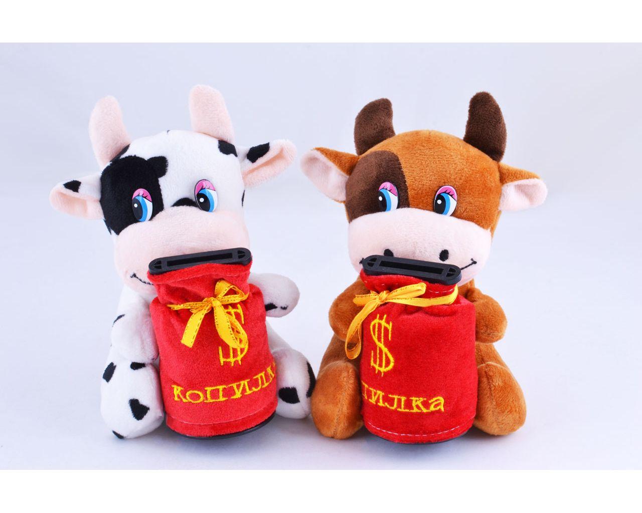 

Мягкая игрушка копилка Бычок №146039, Разные цвета