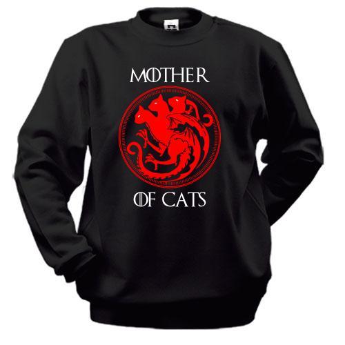 

Свитшот Mother Of Cats - Game of Thrones, Черный