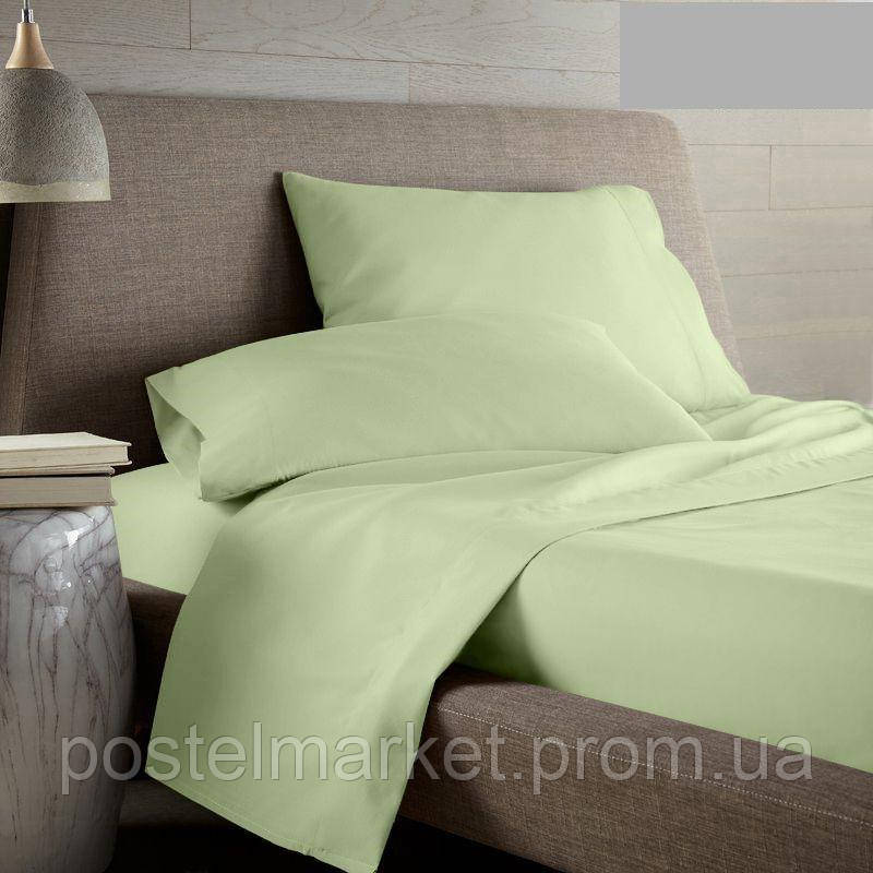 

Постельное белье сатин U-tek Home Sateen Olive оливковое (Двуспальный)