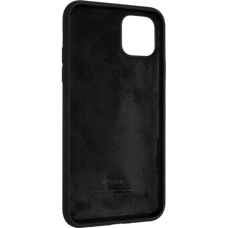 Силиконовый чехол Silicon Case для Iphone 12 mini черный -1